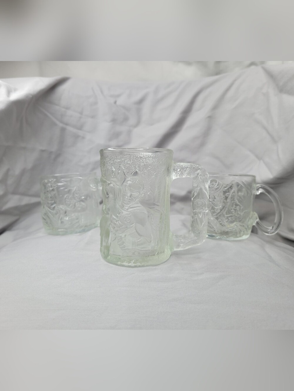 Batman Forever Collectible 1995 McDonalds Glass Cups, You Pick!